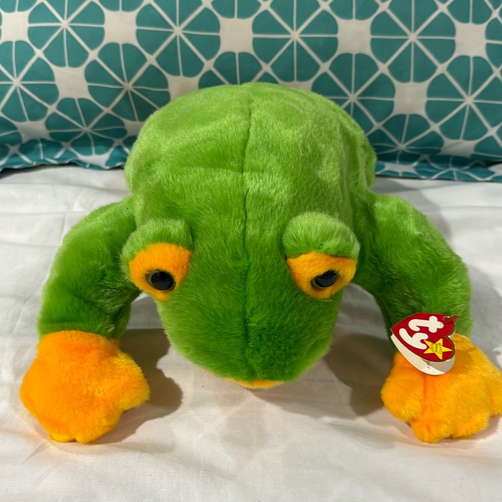 Ty beanie 12” frog Smoochy